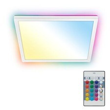 Plafoniera LED piatta plafoniera 29 cm telecomando RGB retroilluminazione bianca
