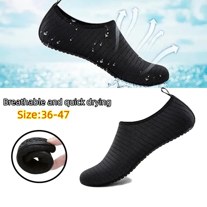 2024 nuove scarpe da acqua da spiaggia unisex spiaggia pantofole da nuoto traspiranti ad asciugatura rapida scarpe da ginnastica sportive casual antiscivolo estive