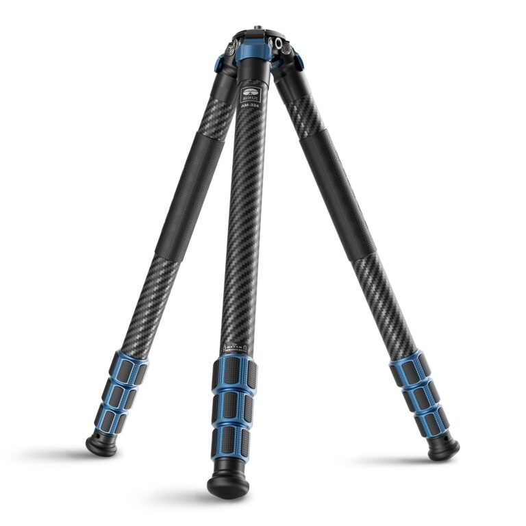 SIRUI AM-324 145cm Treppiede per Fotocamera in Fibra Carbonio Professionale | Compatto Treppiede per Viaggio, Peso 1,4 kg, Carico Massimo 18kg, Ultra Stabile per DSLR, Fotocamera,…