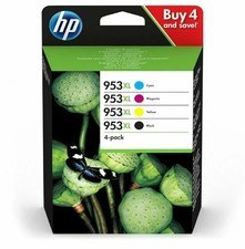 KIT 4 CARTUCCE ORIGINALI nero + colori HP953 XL alta capacità - GARANZIA HP 🟢