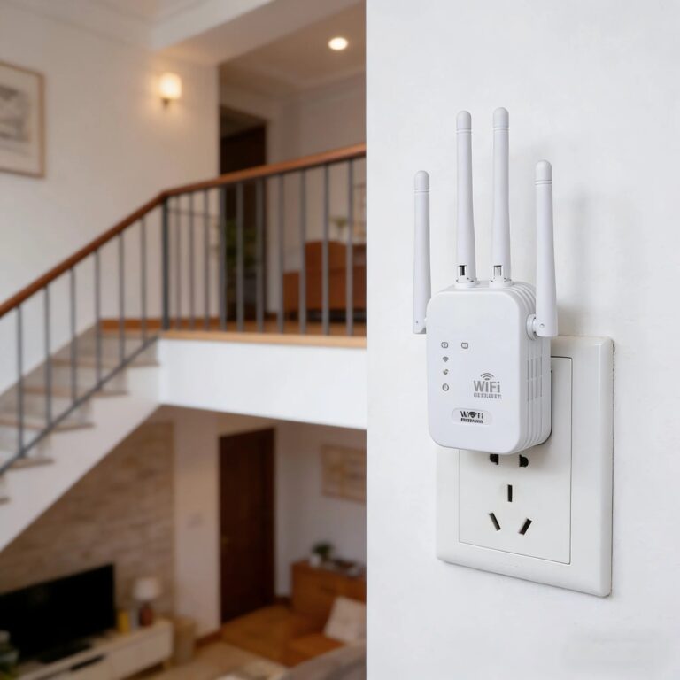 Ripetitore WiFi 300Mbps 2.4G, Estensore di Segnale Wireless 802.11N, Amplificatore WiFi a Lungo Raggio, Router per Estensione Rete Domestica