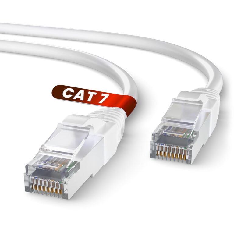 Mr. Tronic Cavo Ethernet Cat 7 da 25m, Rame Puro Cavo di Rete LAN Cat 7 ad Alta Velocità con Connettori RJ45 Per Connessione Internet Veloce – Rame Cat7 Cavo Patch, AWG28, SFTP (2…