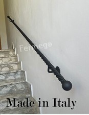 Corrimano in Ferro Battuto da 50 cm a 400 cm modello Liberty diametro 30mm