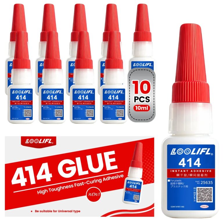 Colla artigianale 414-Diy, colla trasparente forte e ad asciugatura rapida, adatta per plastiche Pla, Abs, Tpu, Petg, colla per assemblaggio modelli, alta resistenza, colla per mo…