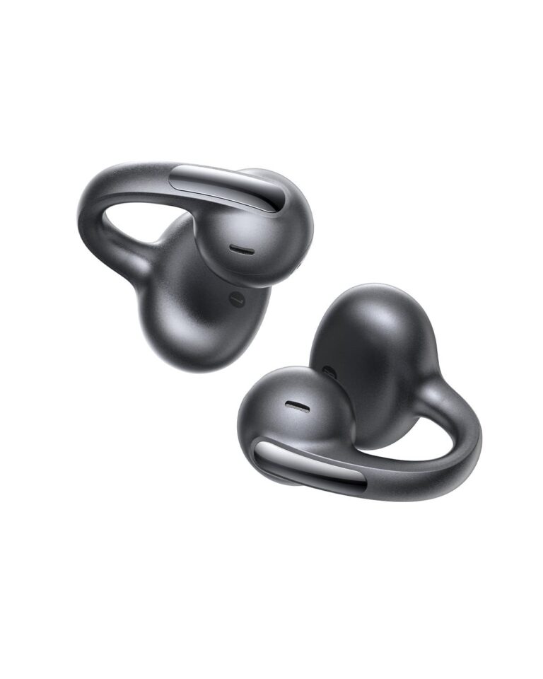 Baseus MC1 Pro Auricolari a Orecchio Aperto, clip per orecchie | amplificazione dei bassi adattiva, Bluetooth 6.0, cancellazione del rumore in chiamata, IP67, 40H di batteria