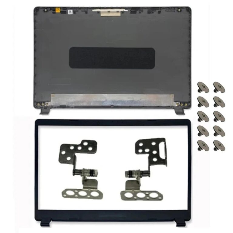 Per Acer Aspire 3 N19C1 A315-42 A315-42G A315-54 A315-54K A315-56 EX215-52 LCD Della Copertura Posteriore Coperchio Posteriore Lunetta Cerniere Top Case Grigio