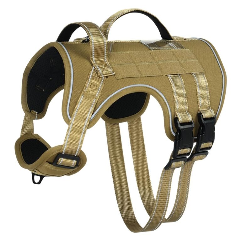 AYESY Pettorina Cane Antifuga Pettorina ad H per cani di media 60-82cm M | Pettorina Cane Taglia con Aperto sul Collo Maniglia Rinforzata e Bande Riflettenti regolabile per Passeg…