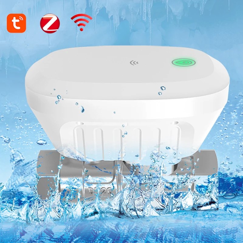 Valvola Intelligente per Acqua Zigbee o WiFi Tuya con Contatore d'Acqua, Visualizzazione del Flusso, Consumo e Temperatura, Controllo Smart Life per Irrigazione