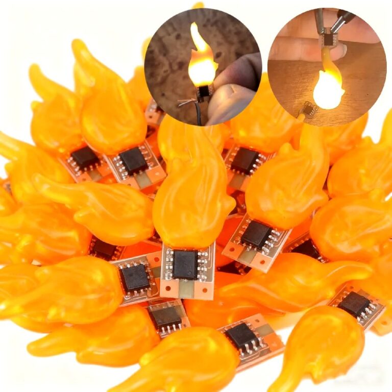 100 ~ 1PCS All'ingrosso DC3V-5V Led COB Flash Candele Edison Fiamma Bianco Caldo 2200K Diodo Filamento LED FAI DA TE Decorazione Della Festa Di Natale