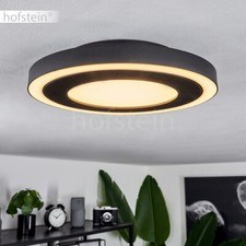 Illuminazione LED soggiorno camera da letto rotonda soffitto lampada luce nero/bianco moderno
