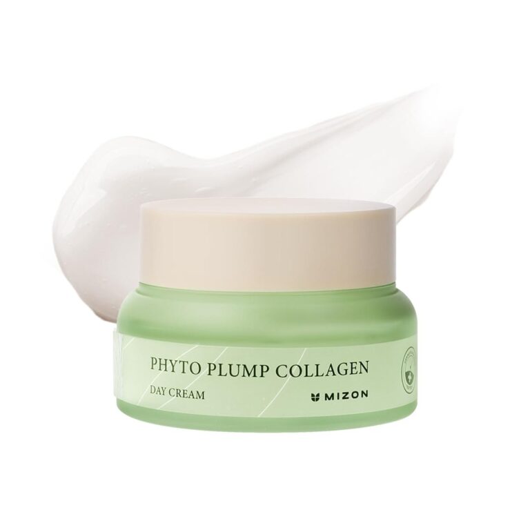 [Mizon] Crema Giorno al Collagene Vegetale (50 ml) Collagene vegano e a base di piante, Rughe e linee sottili, Idratazione, Cura diurna (Phyto Plump Collagen Day Cream)