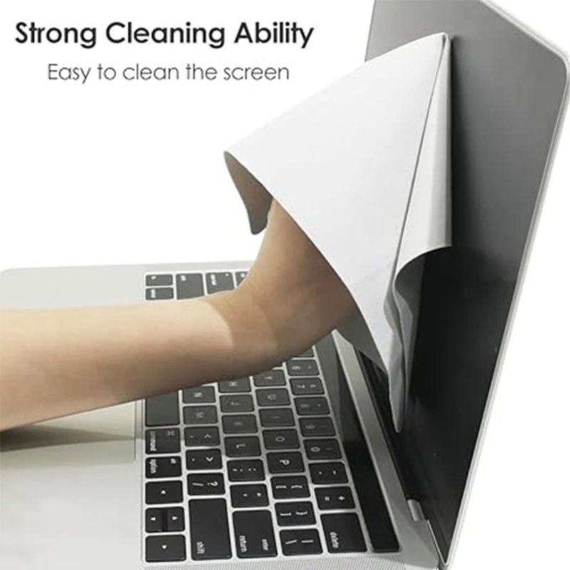 Panno in Microfibra Antipolvere per Pulizia Schermo Laptop MacBook Pro 13/15/16, Copertura Protettiva per Tastiera e Palmrest