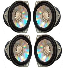 😍 4 PZ. TWEETER 8 Ohm CUPOLA DRIVER "DELUXE" 7 CM RICAMBI AUTO CASSE ACUSTICHE