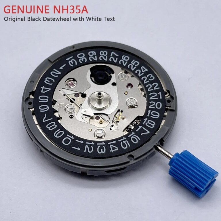 Movimento meccanico automatico originale giapponese NH35 Ruota data nera Testo bianco 24 rubini Mod Sostituisci meccanismo NH35A Tmi Le più votate