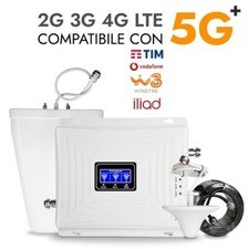 KIT RIPETITORE AMPLIFICATORE SEGNALE CELLULARE TRI-BANDA GSM UMTS 2G 3G LTE 4G