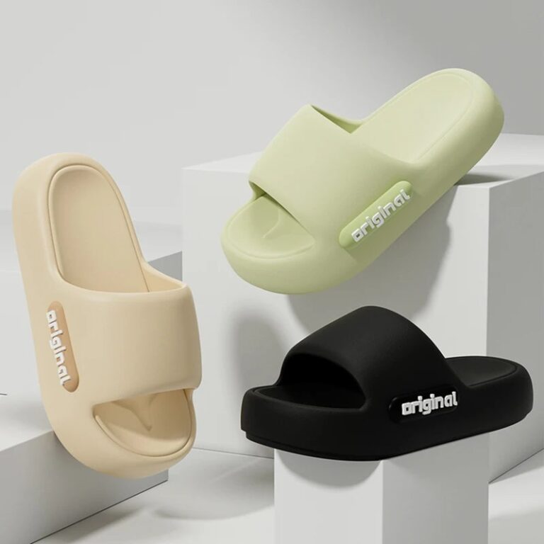 Ciabatte Cloud Platform Estive 2026 da Donna, Comode, Monocolore, con Suola Morbida in EVA, Ciabatte a Cuscino, Infradito Antiscivolo da Spiaggia per Donna e Coppia