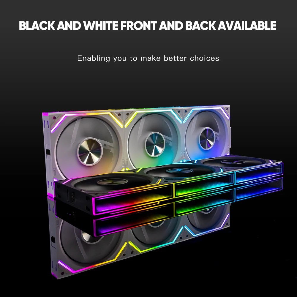 Ventole per ventilatore a specchio infinito con giunture wireless modulari ARGB da 120 mm Jungle Leopard Interstellar V2RS