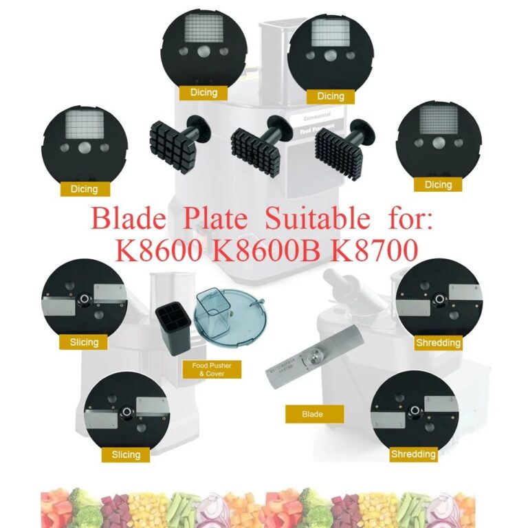 Affettatrice per Verdure Originale K8600 Multifunzionale con Accessori Completi, Lame per Affettare, Tritare e Tagliare a Cubetti, Spazzola per la Pulizia