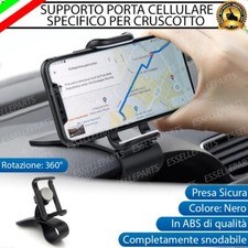 SUPPORTO IN ABS PORTA CELLULARE PER FIAT PANDA PANDINA PER CRUSCOTTO