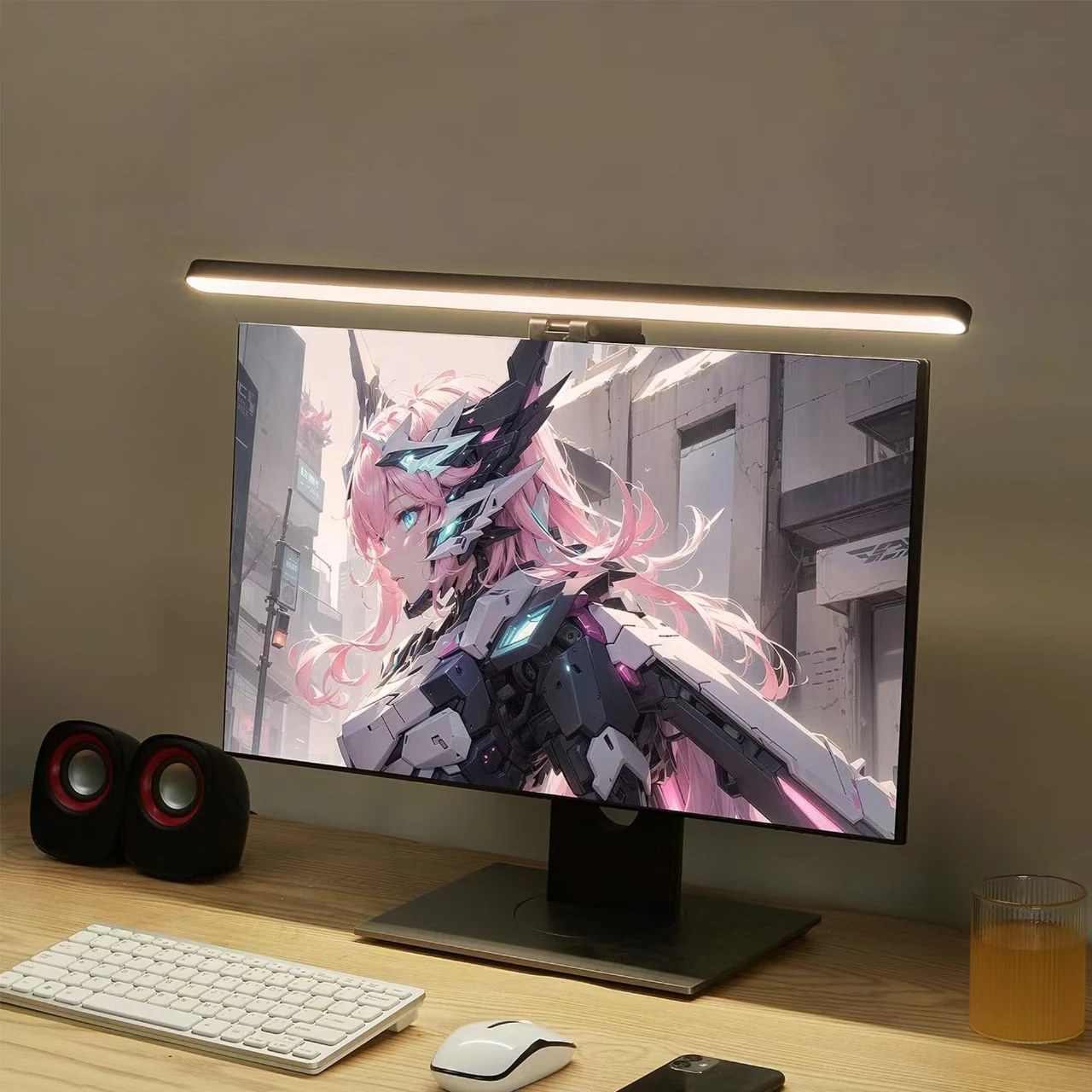 Luce RGB Monitor a LED Barra luminosa Schermo del computer Luci sospese Atmosfera Lampada da tavolo Lettura Luci notturne Luci dimmerabili da gioco