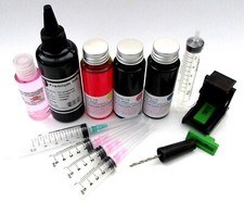 inchiostro compatibile per ricarica cartucce canon pg 575 nere e cl 576 colore