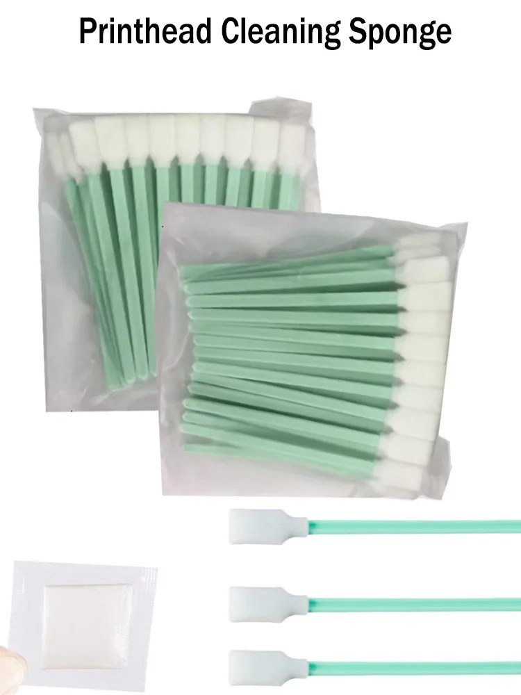 500/50/100 Pezzi Spugna per Pulizia Testine di Stampa Epson, Roland, Mimaki, Mutoh, HP, Canon - Strumento di Pulizia