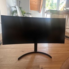 LG 34WN80C-B Monitor Curvo 34" UltraWide 21:9 LCD 3440x1440 Nero