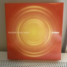 Unsealed Ateez Golden Hour Part 3 Heat Ver Album CD 16 Postcards Included K-POP