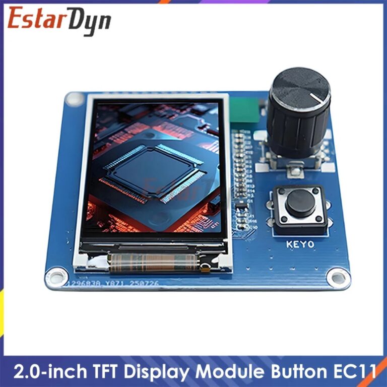 Display LCD TFT da 2.0 Pollici con Encoder Rotativo EC11, Interfaccia IIC SPI per Progetti DIY ESP32 Raspberry Pi