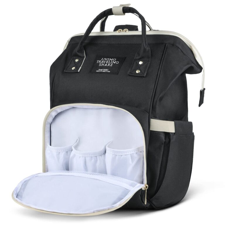 Vicloon Borsa Zaino Fasciatoio, Zaino Fasciatoio Impermeabile, Grande Capacità Zaino con 3 Tasche Isolanti Bottiglia, che possono essere utilizzate come tote bag o appese a un car…