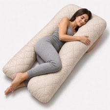 Cuscino per dormire laterale cuscino per gravidanza cuscino per il corpo 140x75x20 cm trapuntato