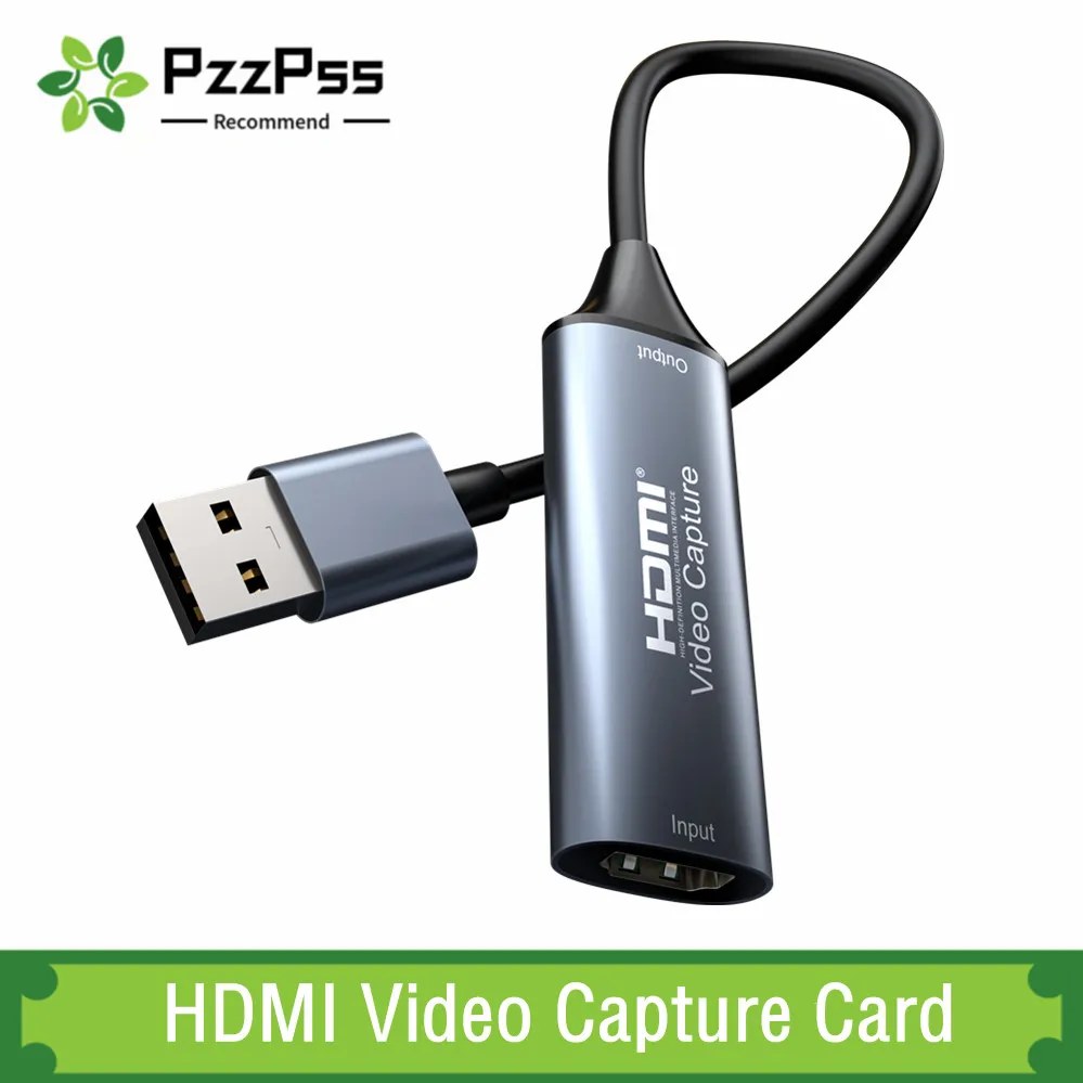 Scheda di acquisizione video HDMI 4K 30Hz HDMI a USB 2.0 USB 3.0 USB-C Video Grabber Box per MacBook PS4 Gioco per PC Registrazione fotocamera DVD