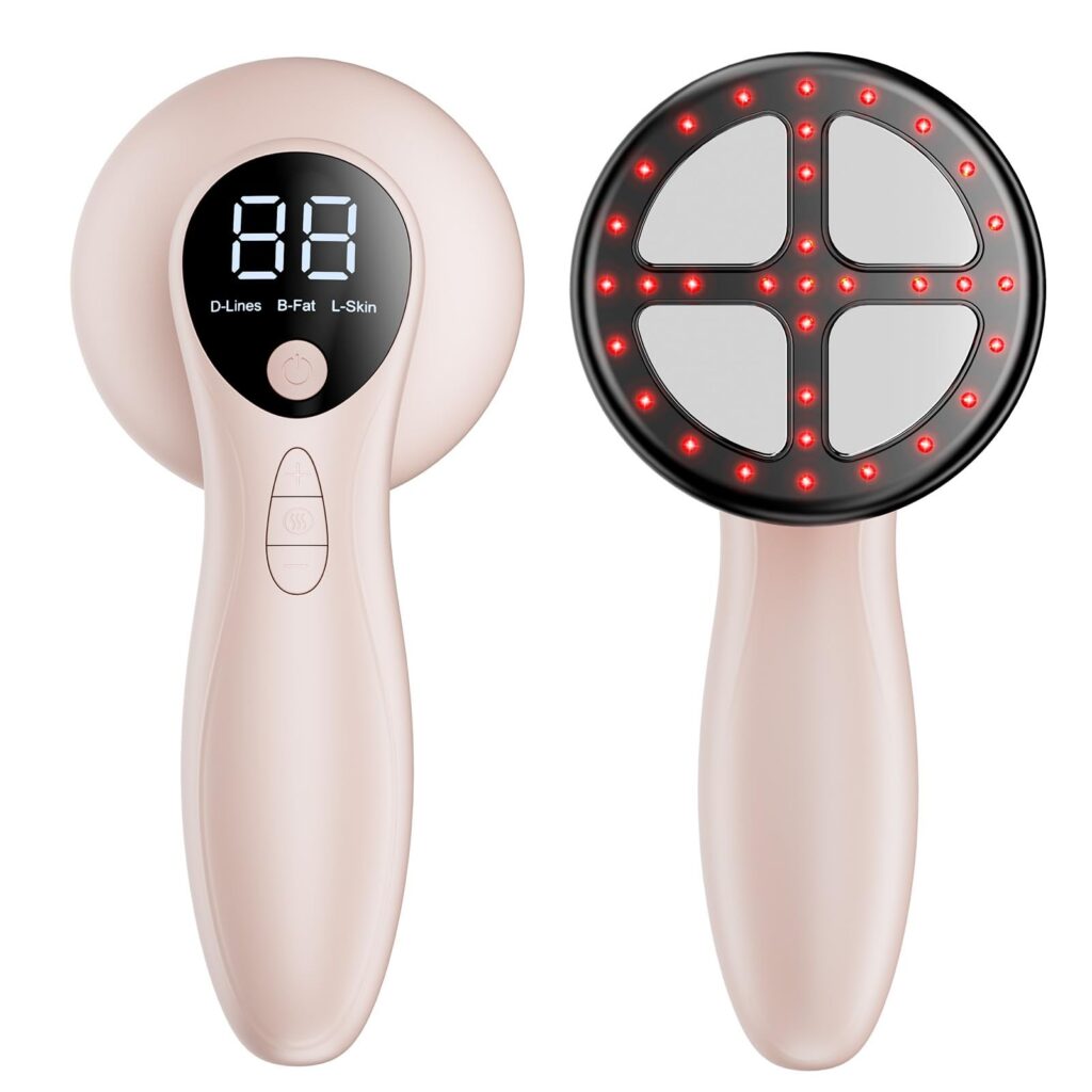 Massaggiatore Anticellulite Professionale, Efficacia Clinicamente Testata, 3 In 1 Massaggiatore Elettrico Anticellulite per Uomini e Donne per Massaggio Vita, Addome, Glutei, Brac…