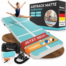 Tappetino Ginnastica Air-Track Tappetino Turn Gonfiabile 3m Tumbling Pista con Pompa