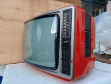 Grazioso televisore GRUNDIG SUPER COLOR 1820, 220V, arancione, RARITÀ