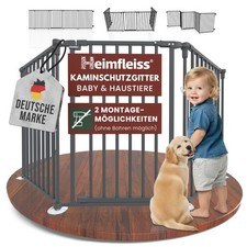 Griglia Protezione Camino Stufa per Bambini Bambino Senza Foratura Griglia Protezione Bambini Acciaio