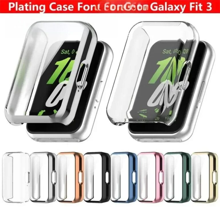 Custodia per Samsung Galaxy Fit3 Protezione schermo TPU Copertura protettiva a copertura totale per Samsung Galaxy Fit 3 Accessori cinturino