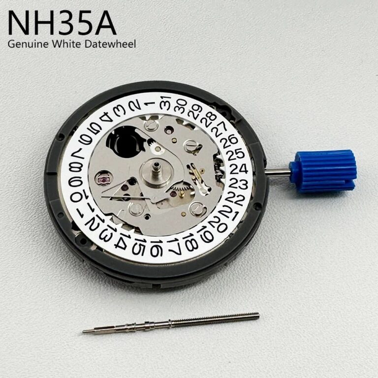 Giappone Genuino NH35 Movimento Meccanico Tmi Versione NH35A Ad Alta Precisione 24 Gioielli Bianco 3H Datawheel Mod Sostituire Meccanico Movt