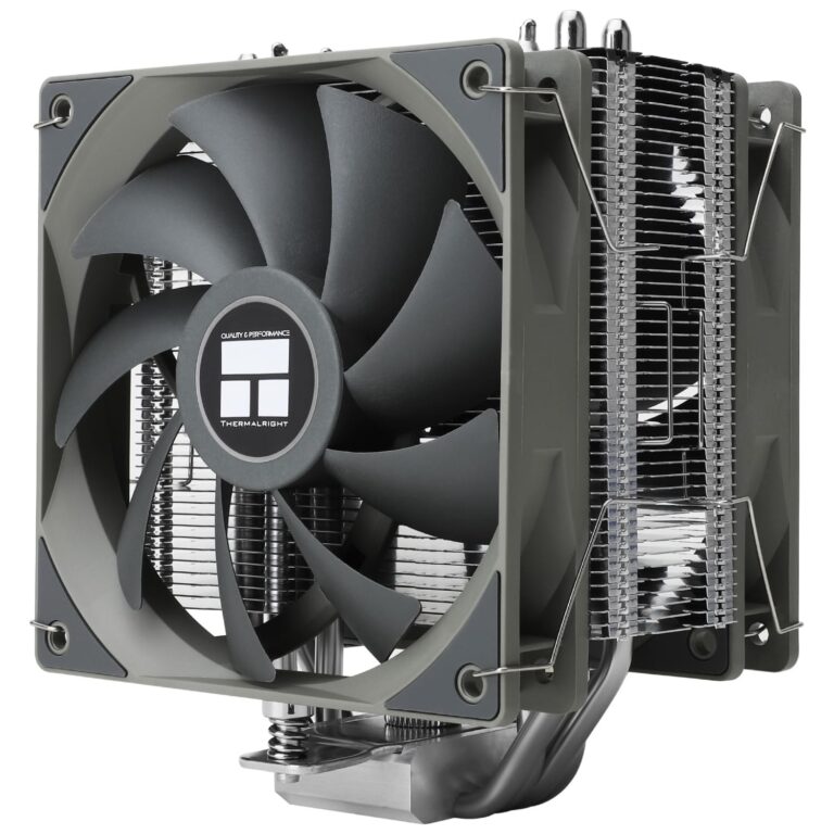 Thermalright Assassin Spirit 120 V2 PLUS - Raffreddatore CPU a 4 heatpipes, Double PWM Quiet Fan CPU, dissipatore di calore per computer AMD AM4 AM5/Intel 1700/1150/1151/1200(AS12…