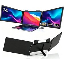 UPERFECT 14'' Triplo Laptop Screen Extender 1080P Monitor Portatile per Laptop