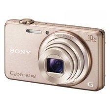 Sony Cyber-shot DSC-WX200 fotocamera digitale 18,2 MP 10x zoom ottico oro messa a fuoco automatica