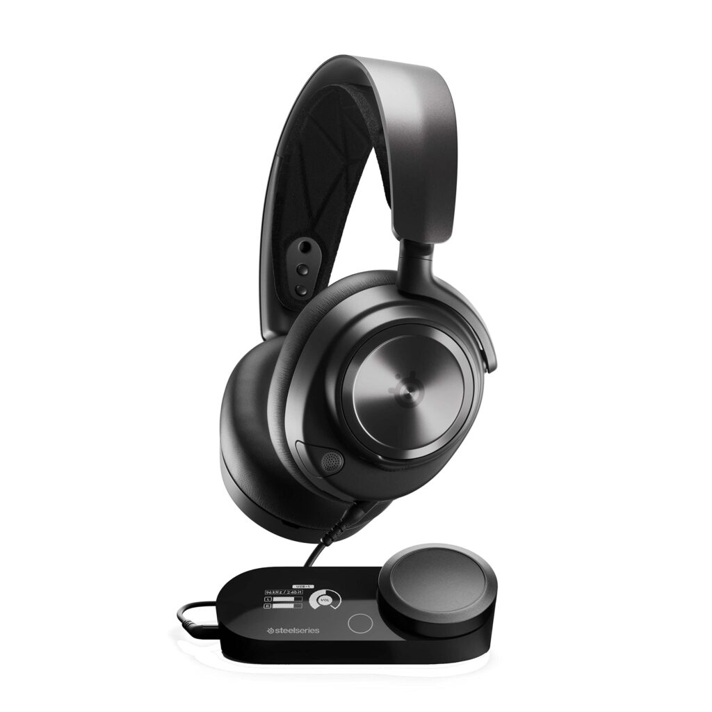 SteelSeries Arctis Nova Pro Xbox - Cuffie da gaming multi-sistema - Audio Hi-Res - Audio spaziale a 360° - GameDAC Gen 2 - Microfono ClearCast Gen 2 - Xbox, PC, PS5, PS4, Switch