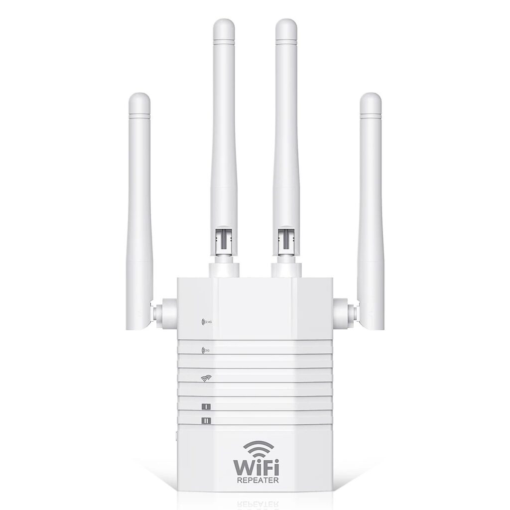 Ripetitore Wireless 1200Mbps, Router di Segnale G 802.11N, Amplificatore Wireless a Lungo Raggio, Estensore WiFi