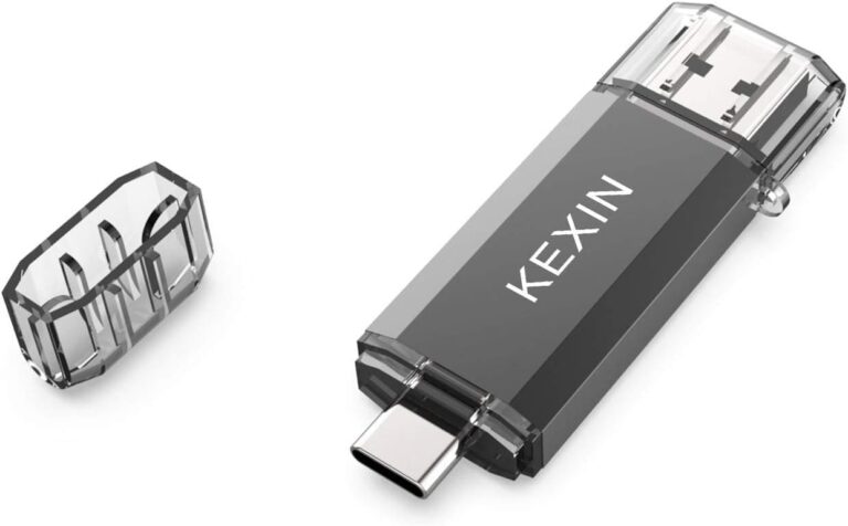 KEXIN Chiavetta USB C 256GB, Chiavetta USB 3.0 256 GB, USB C & A, Velocità di Lettura Fino a 100 MB/s, Supporta OTG, Pen Drive C per PC, Auto, TV, Smartphone Type C