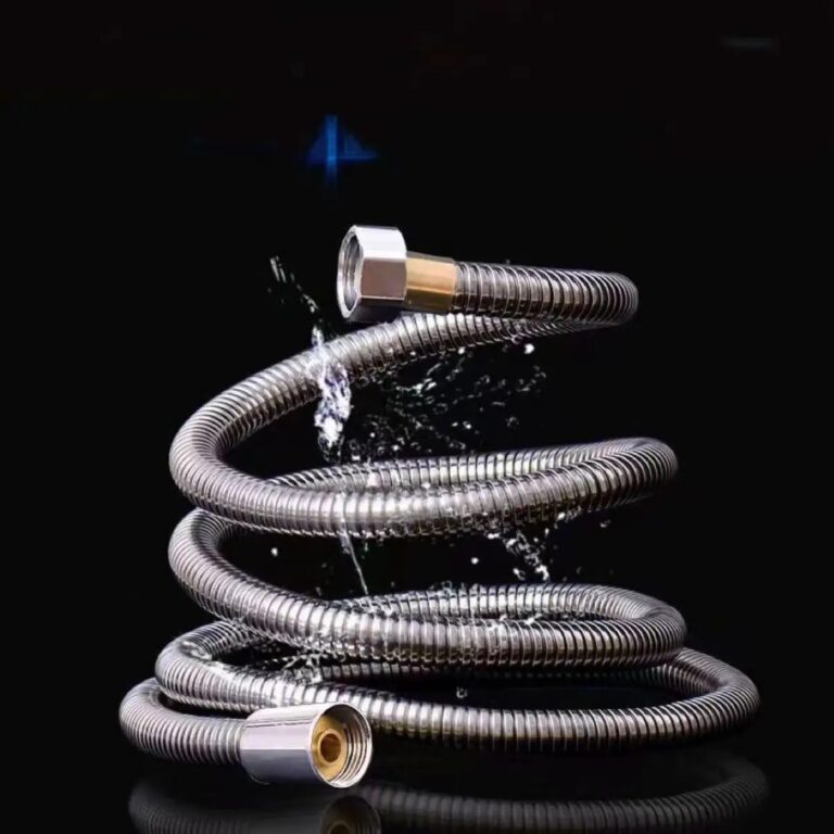 1 pz Tubo di prolunga per doccia in acciaio inossidabile da 2 m, Tubo flessibile per acqua, Accessori bagno