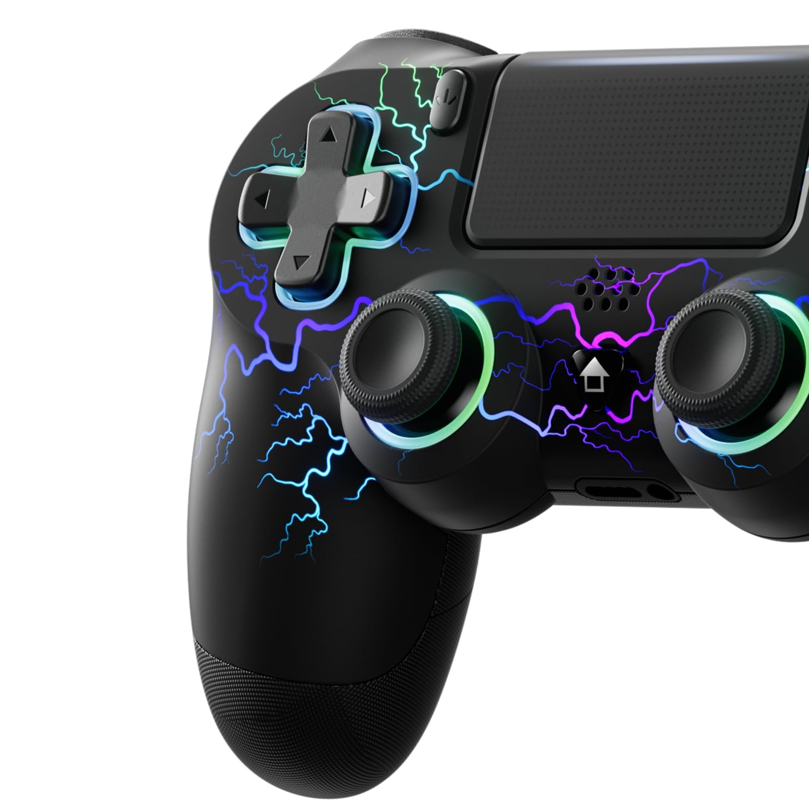 ECHTPower Upgrade Controller per P4, Porta Type-C, Pulsanti Posteriori, Controller Bluetooth per P4/ PC, con Hall Joystick, 1000mAh Batteria, Turbo, Vibrazione, Design Ergonomico…