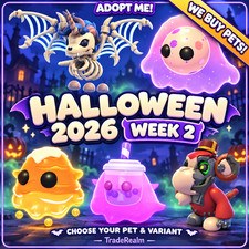 Adopt Me Halloween - Mega Neon Fly Ride - Drago Giullare Leggendario Skellihorn