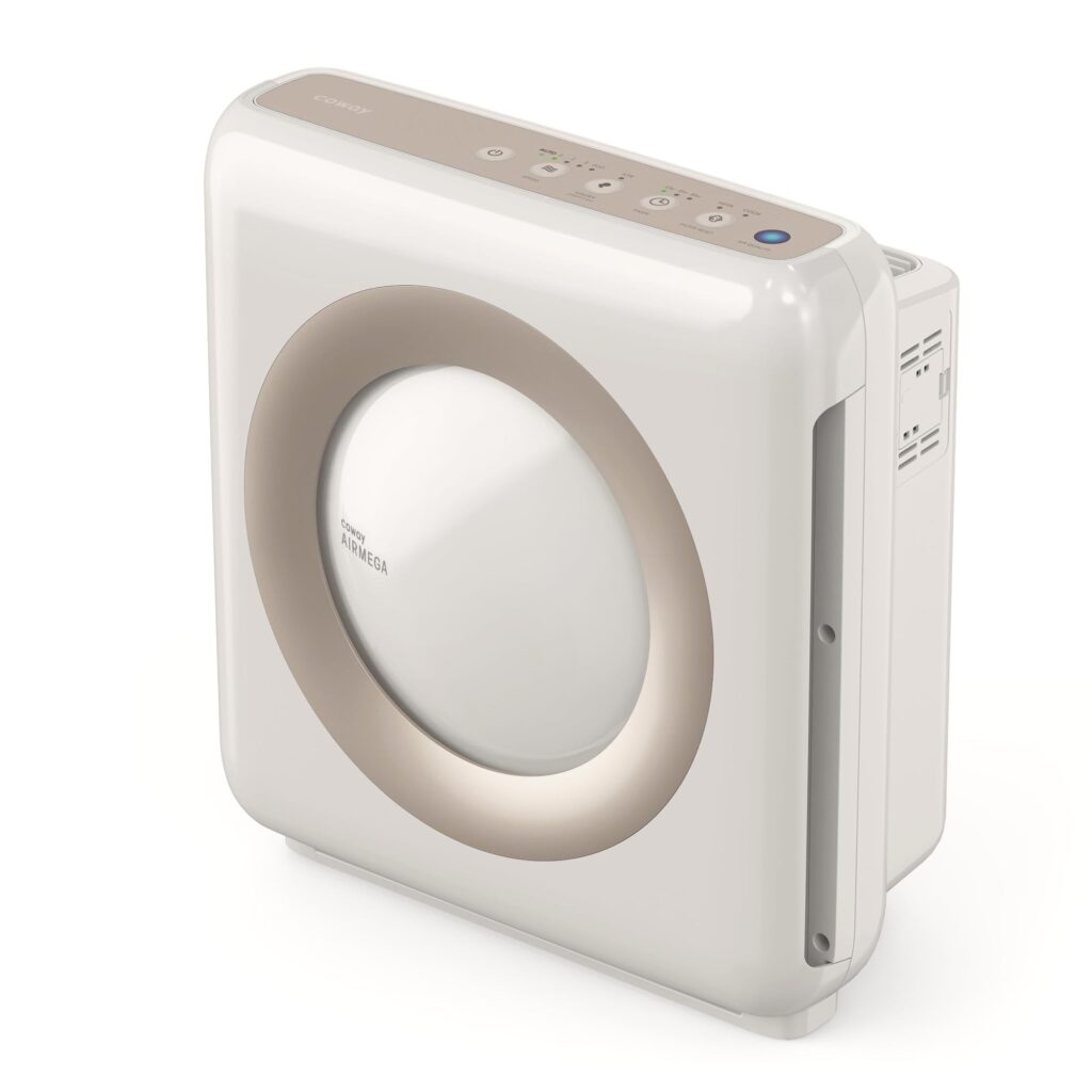 COWAY Purificatore d'Aria HEPA Casa Allergie, Auto, MIGHTY AP-1512HH, Beige | Top Pick Wirecutter, CADR 421 m³/h, modalità Eco, purificatore d'aria HEPA per fumo, polvere, polline…