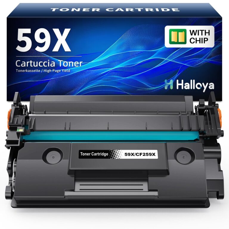 Halloya Toner 59X con Chip Compatibile con HP 59X CF259X 59A CF259A | Compatibile con Laserjet Pro MFP M428fdw M428dw M404dn M404dw M404n M428fdn M428 M404 M406 M430 M304a (Nero,…