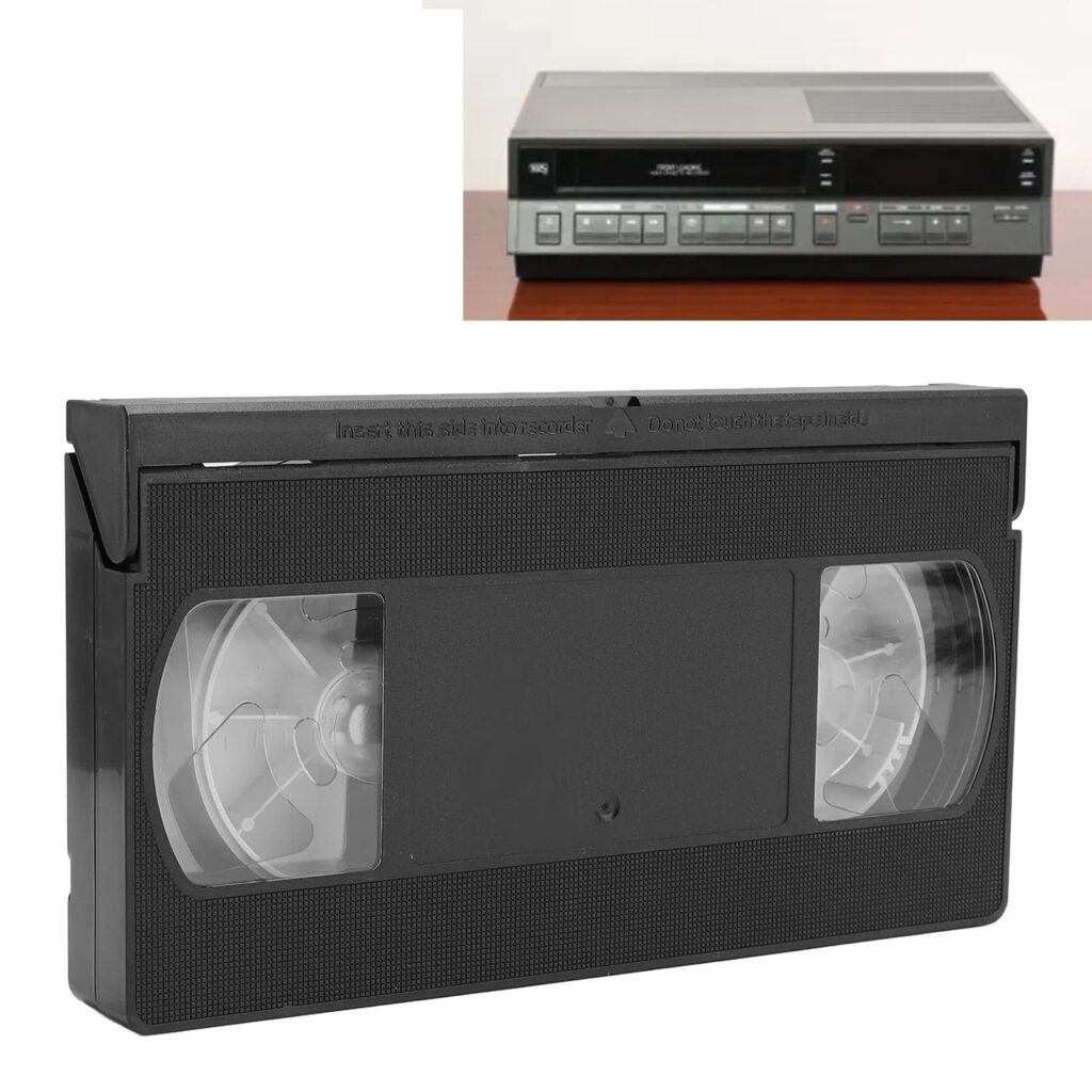 Pulitore per testine VCR Pulitore per testine VCR VHS Strumento per la pulizia della testa del lettore video riutilizzabile Tecnologia a secco Nessun fluido richiesto Pulitore per…